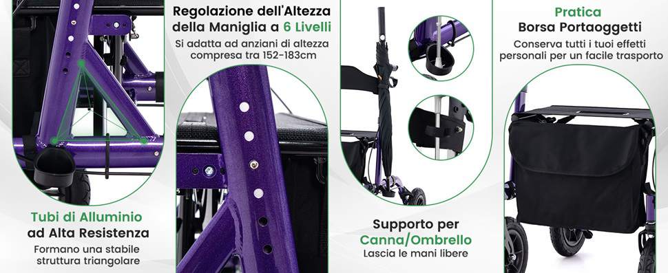 Costruzione resistente e sicura per un uso affidabile