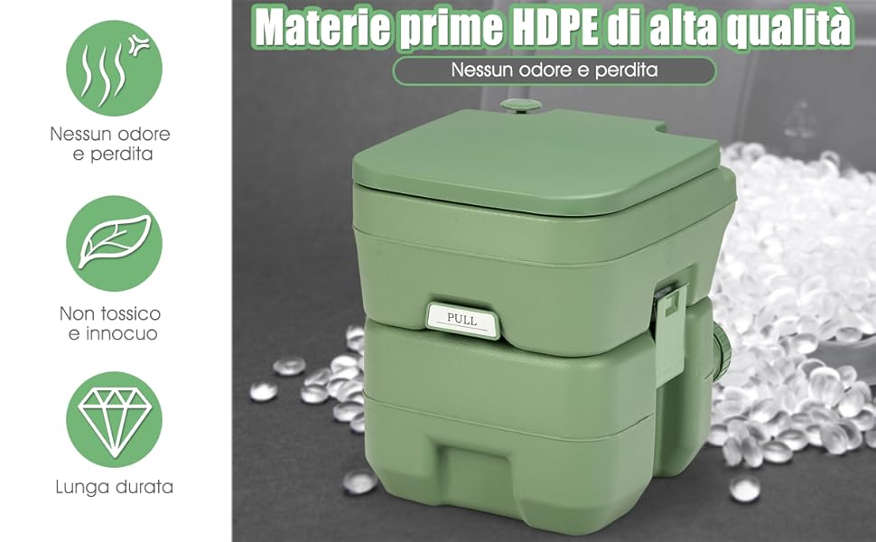 GreenBlue GB320 Toilette Portatile Per Campeggio, Viaggio - Foto 3