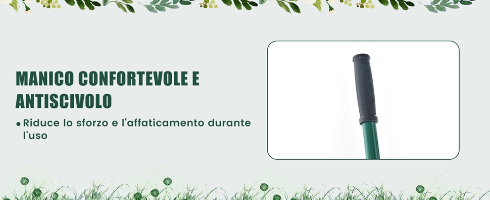 FLY HAWK Rastrello livellatore per prato, strumento livellatore, livellare facilmente il terreno o lo sporco del terreno, piastra di messa a terra da 45,7 x 25,4 cm, rastrelli per prati resistenti