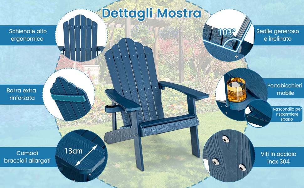 Porta bicchieri rotante ergonomico