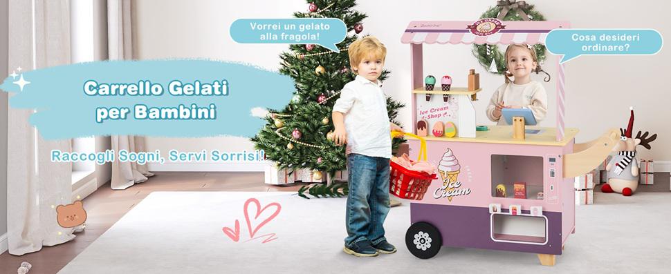 KARLOR Set Di 17 Carrelli Del Gelato In Miniatura – Con Coni, Ciambelle, Lecca-lecca – Dimensioni 12,5x17x10,5 Cm – Per Casa Delle Bambole E Collezionismo - 3