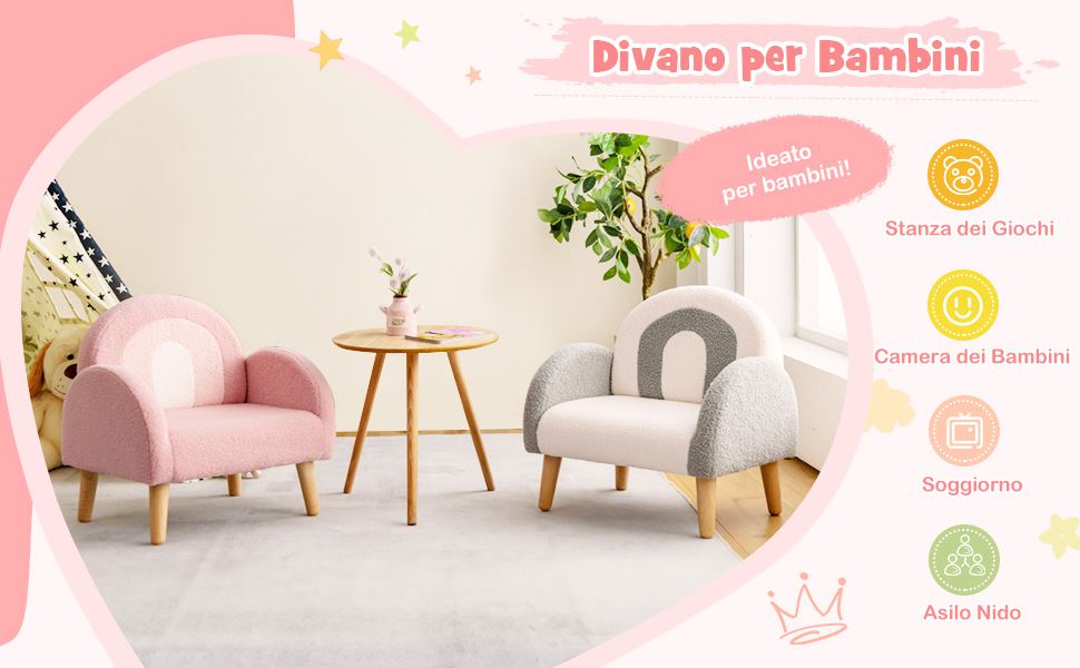 Sedia carina per il vostro bambino