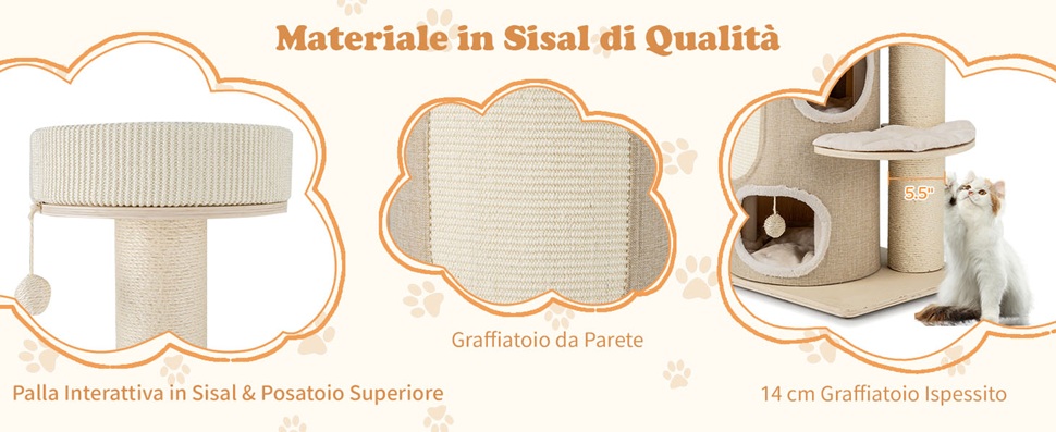 torre per gatti adulti
