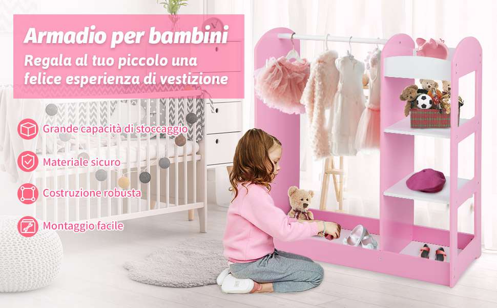 Ampio spazio espositivo e di stoccaggio