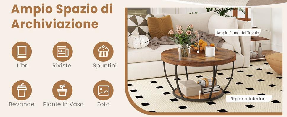 Spazio di Stoccaggio a 2 Ripiani