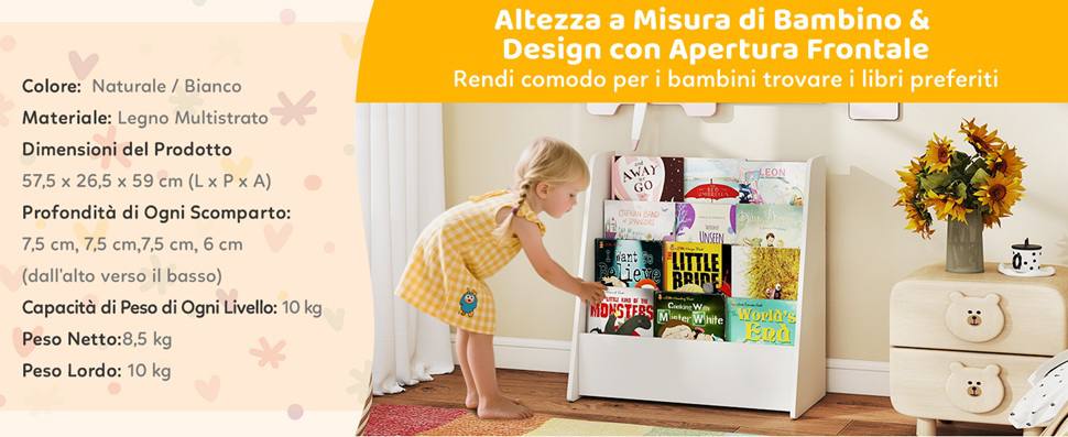 libreria per asilo nido