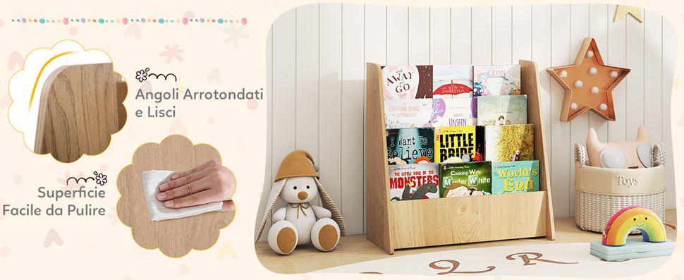 Libreria Versatile e Pratica per Bambini