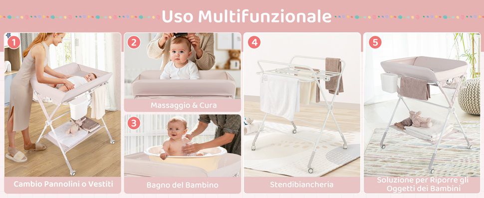 fasciatoio per neonati